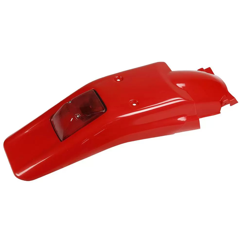 Guarda-Lamas Traseiro (c / Farolim) Vermelho — RPPPHON032RD4
