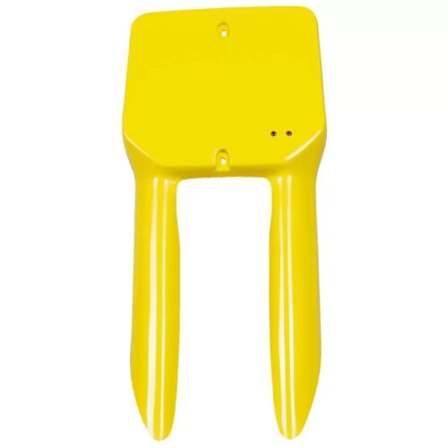 Porta / Placa de Numero Frontal Amarela Escura — Suzuki RM 80