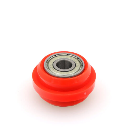 Roleto de corrente KTM 34mm furo de 8mm Laranja