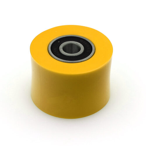 Roleto de corrente UNIVERSAL 38mm furo de 8mm Amarelo