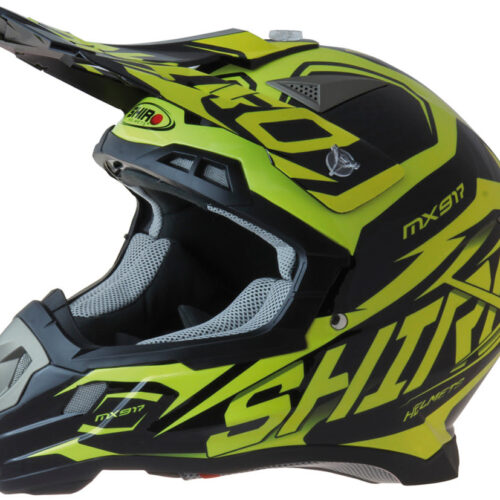 Capacete Off-Road MX-917 THUNDER Amarelo neon