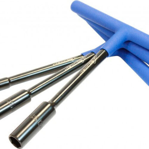 Chave T 8,10,12mm preta / azul (3un)