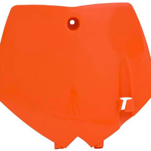 Porta / Placa de Numero Frontal Laranja — KTM 65 SX