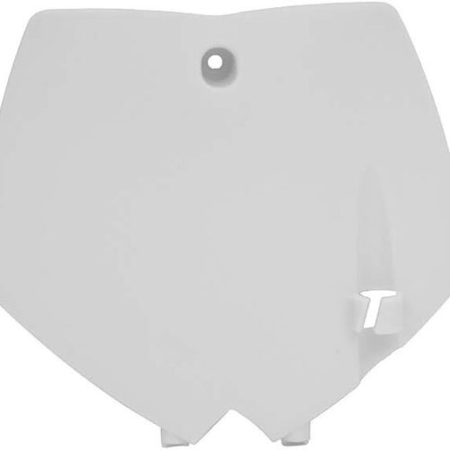 Porta / Placa de Numero Frontal Branca — KTM 65 SX