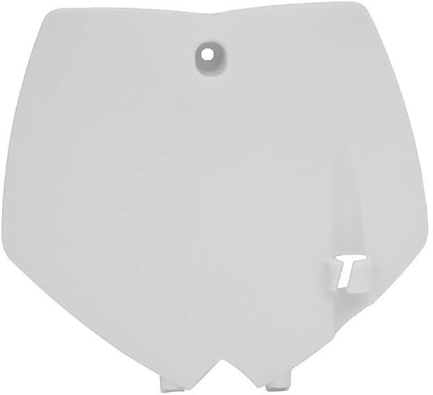 Porta / Placa de Numero Frontal Branca — KTM 65 SX