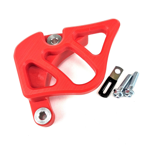 Proteção de Pinhão Integral Reinforced Vermelha — Honda CRF 450X