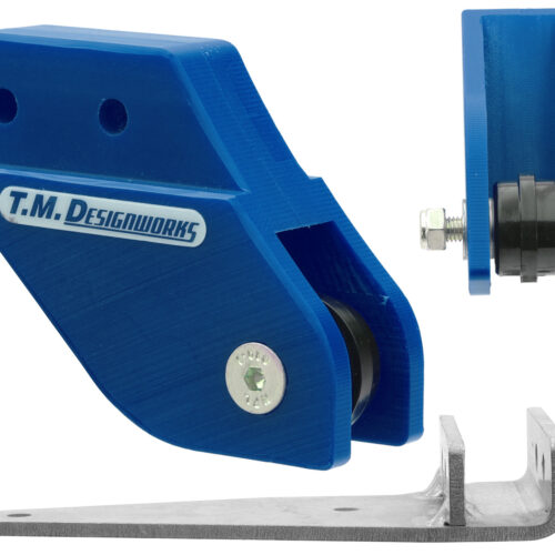 Guia de Corrente ATV c / Suporte (c / Roleto Simples) Azul — TM-RCG-BSU-40-BU