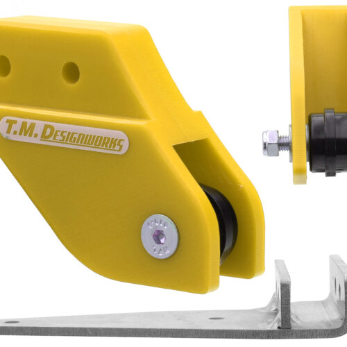 Guia de Corrente ATV c / Suporte (c / Roleto Simples) Amarelo