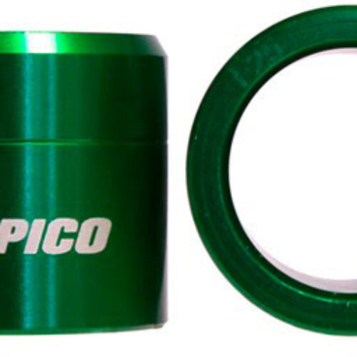 Casquilhos de roda da frente Verdes — Kawasaki KX 450F