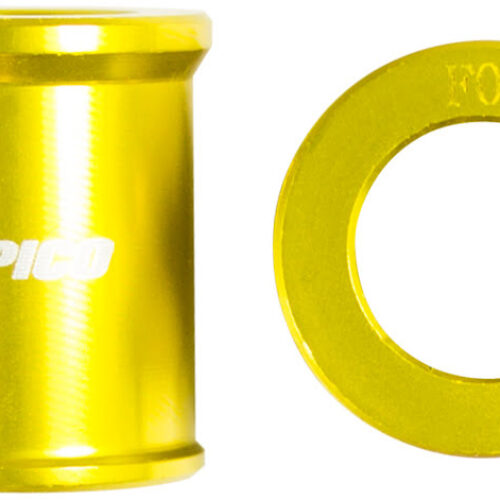 Casquilhos de roda da frente Amarelos — Suzuki RM 85