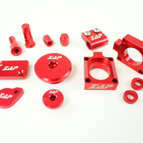 Kit de peças anodizadas Vermelhas