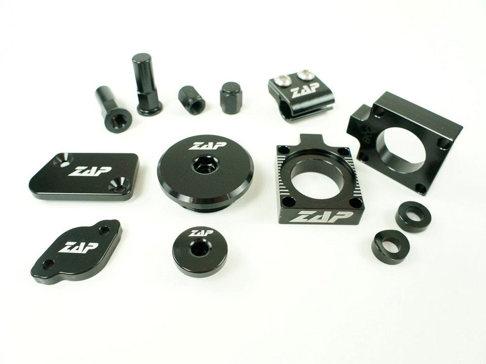 Kit de peças anodizadas Pretas