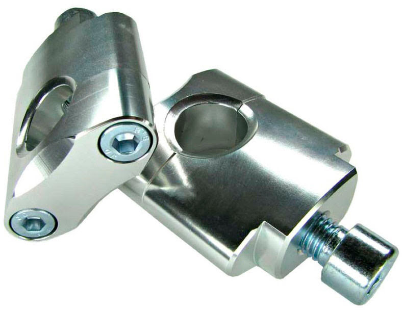 Suportes de Guiador 22x40mm CINZA