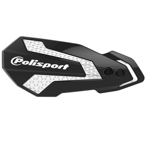 PROTETOR DE MÃOS POLISPORT MX FLOW SUZUKI RM 250 (04-) PRETO-BRANCO