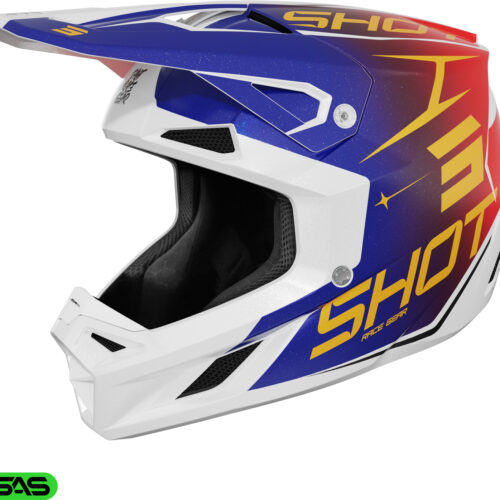 CAPACETE SPEED SIDE RED_AZUL_PEARLY M