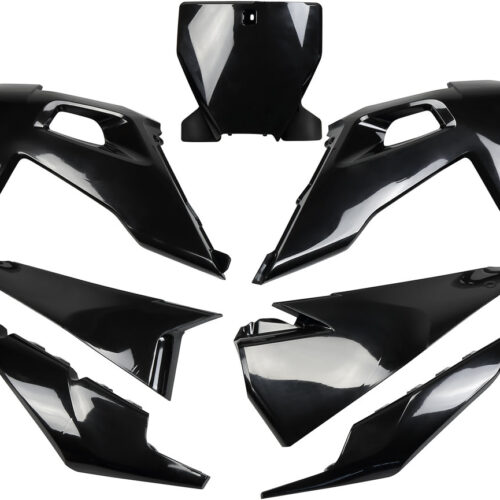 Kit de Plásticos 6pcs Preto